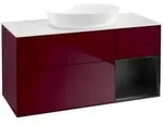 V&B Waschtischunterschrank Finion 120cm, Pl wh. m, Reg bla m Lac, Peo m