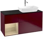 V&B Waschtischunterschrank Finion 120cm, Abd.-Pl. bla m, Reg Oa ven, Peo m