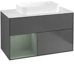 V&B Waschtischunterschrank Finion 100x60,3 cm, Rg l Oli. m Lac, Anthrac. m