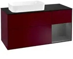 V&B Waschtischunterschrank Finion 120cm, Pl b m, Reg re Anthrac. m, Peo m