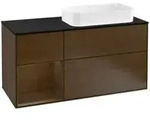 V&B Waschtischunterschrank Finion 120cm, Pl bla m, Reg li wal ven, wal ven