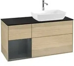 V&B Waschtischunterschrank Finion 120cm, Pl bla m, Reg md m Lac, Oa ven