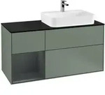 V&B Waschtischunterschrank Finion 120cm, Pl b m, Rg l md b m La, Ol m Lac
