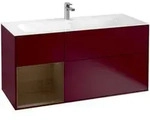 V&B Waschtischunterschrank Finion 119,6x59,1cm, Reg li wal ven, Peony Matt