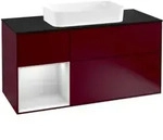 V&B Waschtischunterschrank Finion 120cm, Pl bla m, Reg li wh. m Lac, Peo m