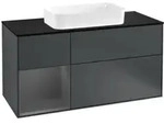 V&B Waschtischunterschrank Finion 120cm, Pl b m, Rg l A m, md bl. m Lac