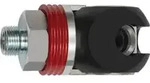 Riegler Schwenk-Sicherheitskupplung NW 11, ISO 6150 C, Stahl, G 1/2 AG