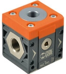 Riegler Luftabnahme 4-Wege &raquo;SYNTESI&laquo;, BG2, G 3/8, Abg. 1x G 3/8, 3x G 1/4