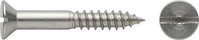 DIN 97 Senkkopf-Holzschraube 4,5x30 Messing blank Schlitz