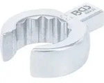 BGS Einsteck-Ringschl&uuml;ssel 6904-22, offen, 22 mm, Aufnahme 9 x 12 mm