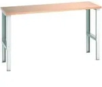Bott Werkbank cubio Multiplex-Platte 2000 x 750 x 740-1140 mm RAL 7035