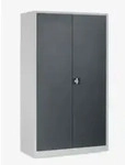 STIER Universalschrank 1950 x 1200 x 420mm mit 4 Fachb&ouml;den lichtgrau...