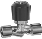 Riegler Nadelventil, Messing vernickelt, IG/IG, Rp 1/8, DN 4