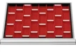 STIER Schubladeneinteilung Muldenplatten BLH 50 mm Innenma&szlig; 600x450 mm 12 MP