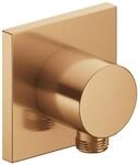 Keuco Schlauchanschluss IXMO bronze geb&uuml;rstet, Rosette eckig