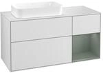 V&B Waschtischunterschrank Finion 120cm, Pl w m, Rg r Ol m Lac, wh. m Lac ; Villeroy