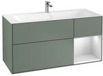 V&B Waschtischunterschrank Finion 119,6x59,1cm, Rg r wh. m Lac, Oli. m Lac ;...