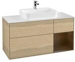 V&B Waschtischunterschrank Finion 120cm, Pl wh. m, Reg re wal ven, Oa ven ;...
