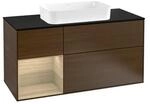 V&B Waschtischunterschrank Finion 120cm, Pl bla m, Reg li Oa ven, wal ven ;...