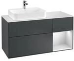 V&B Waschtischunterschrank Finion 120cm, Pl w m, Rg r w m La, md bl. m Lac