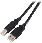 EFB-Elektronik USB-Anschlusskabel A auf B 1,0m gr USB2.0 K5255.1