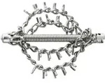 Rothenberger Kettenschleuderkopf mit Spikes, 4 Ketten, 16 mm