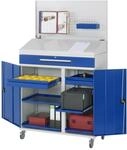 Rau Beistellschrank Stehpult 04T, B1100xT520xH1895mm, mobil (07-1100T-M04F.11)