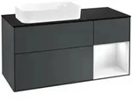 V&B Waschtischunterschrank Finion 120cm, Pl b m, Rg r g w La, md bl. m Lac