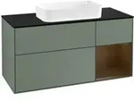 V&B Waschtischunterschrank Finion 120cm, Pl b m, Rg re wal ven, Oli. m Lac