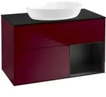 V&B Waschtischunterschrank Finion 100, Pl bla m, Reg bla m Lac, Peo m
