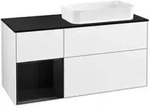 V&B Waschtischunterschrank Finion 120cm, Pl b m, Rg l b m Lac, glo wh. Lac