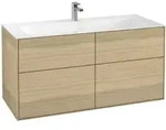 V&B Waschtischunterschrank Finion 119,6x59,1x49,8cm, Oak Veneer