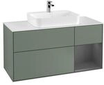 V&B Waschtischunterschrank Finion 120cm, Pl w m, Rg r A m, Oli. m Lac