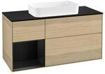 V&B Waschtischunterschrank Finion 120cm, Pl b m, Reg li bla m Lac, Oa ven
