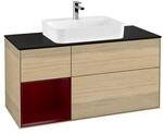 V&B Waschtischunterschrank Finion 120cm, Pl bla m, Reg li Peo, Oa ven
