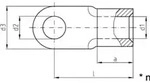 Intercable Quetschkabelschuh ICQ1208 120qmm M8 verzinkt