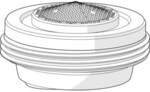 Hansa Luftsprudler 59914015 M24x1 HC SSR-STD