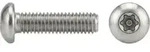 ISO 7380 Diebstahlhemmende Flachkopfschraube VG M5x30 Edelstahl A2 blank TX-TR