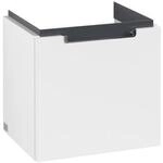 V&B Waschtischunterschrank Subway 2.0 44x42x35,2cm, Griff chrom, wei&szlig; matt