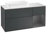 V&B Waschtischunterschrank Finion 120cm, Pl w m, Rg r A m, md bl. m Lac
