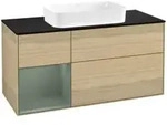 V&B Waschtischunterschrank Finion 120x60 cm, Reg li Oli. m Lac, Oak Veneer