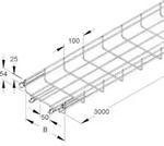 Niedax Gitterrinne 54x200x3000mm, CITO MTC 54.200 F