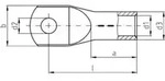 Intercable Presskabelschuh ICD30016 300qmm M16 verzinkt