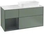 V&B Waschtischunterschrank Finion 120cm, Pl w m, Rg l md b m La, Ol m Lac