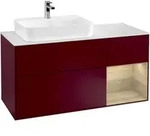 V&B Waschtischunterschrank Finion 120cm, Pl wh. m, Reg re Oa ven, Peo m
