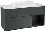 V&B Waschtischunterschrank Finion 120cm, Pl w m, Rg r b m La, md bl. m Lac