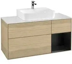 V&B Waschtischunterschrank Finion 120cm, Pl w m, Reg re bla m Lac, Oa ven
