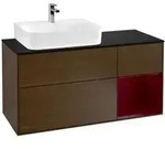 V&B Waschtischunterschrank Finion 120cm, Pl bla m, Reg re Peo, wal ven