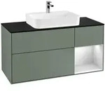 V&B Waschtischunterschrank Finion 120cm, Pl b m, Rg r w m Lac, Oli. m Lac