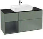 V&B Waschtischunterschrank Finion 120cm, Pl b m, Rg l md b m La, Ol m Lac
